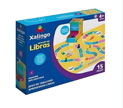 JG XALINGO TABULEIRO APRENDENDO LIBRAS R.17598 (CRIANÇAS)