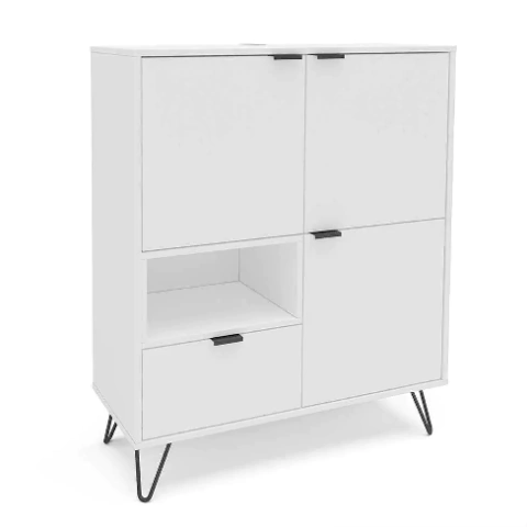 Aparador Cayman 990mm Branco Liso - Politorno