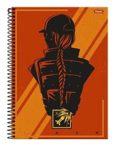 Caderno 1x1 Game 6 Ubsoft R. 33.9650-8 Foroni