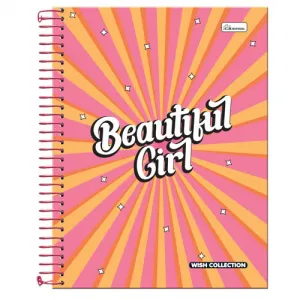 Caderno 1x1 Wish Collection 80fls R. 12202 Cadersil