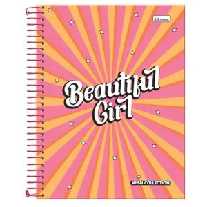 Caderno 1x1 Wish Collection 80fls R. 12202 Cadersil