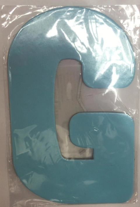 Letra G Azul Claro Kaixote