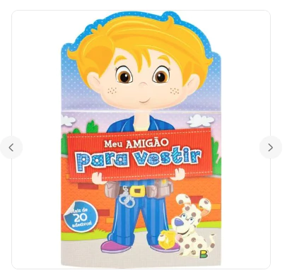 Livro "Meu Amigão Para Vestir" - Brasileitura