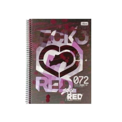 CADERNO 1X1 CD ECKO RED 96FLS TILIBRA