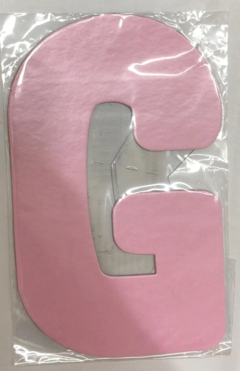 Letra G Rosa Kaixote