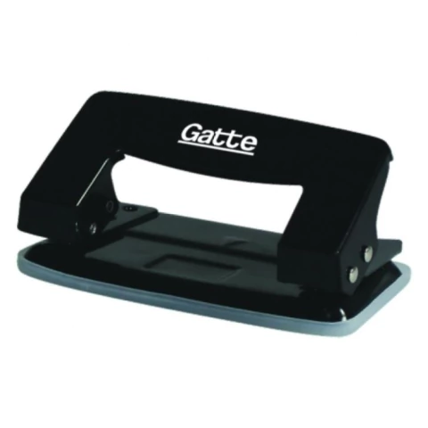 PERFURADOR DE PAPEL GATTE 2F METALICO 12 PAG. 11105