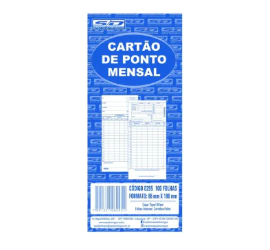 Cartão Ponto Palha c/100fls - São Domingos