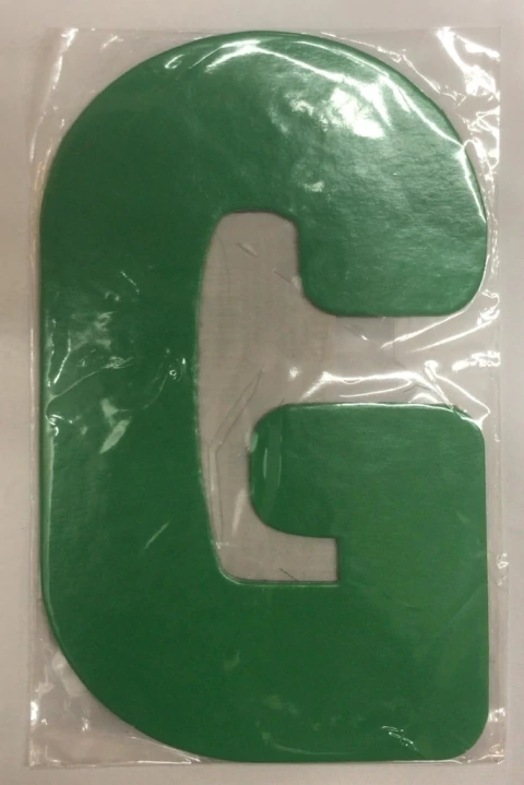 Letra G Verde Escuro Kaixote