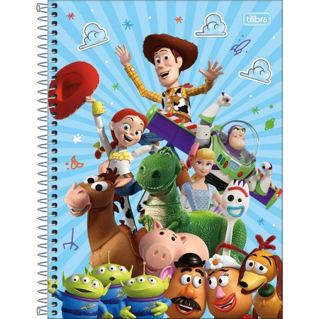 Caderno Espiral 1x1 Toy Story Tilibra