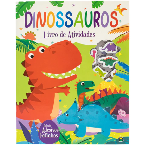 Livro Adesivos Fofinhos (Dinossauro) - TodoLivro