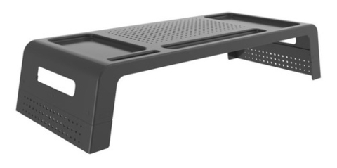 Suporte para monitor e notebook Prime Preto Waleu