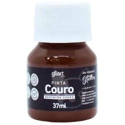 Tinta Pinta Couro 37g Marrom R.PA2587 Gliart