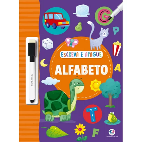 Livro Escreva e Apague: Alfabeto - Ciranda Cultural