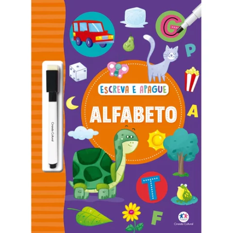 Livro Escreva e Apague: Alfabeto - Ciranda Cultural