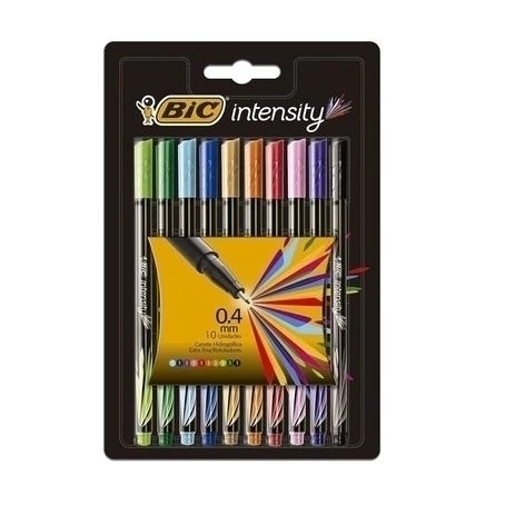 Caneta Bic Intensity c/10 Cores 0.4