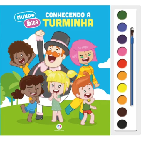 Livro Colorir Aquarela Mundo Bita - Ciranda Cultural