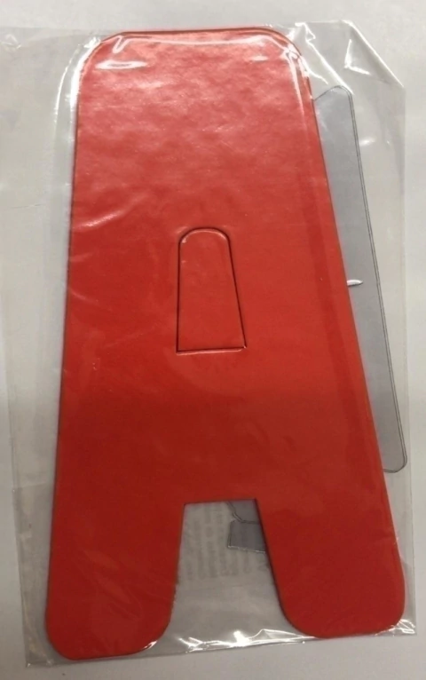 Letra A Vermelho Kaixote