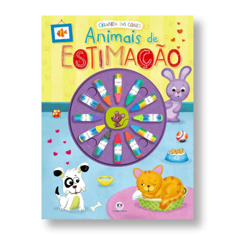 Livro Colorir Animais de Estimação - Ciranda