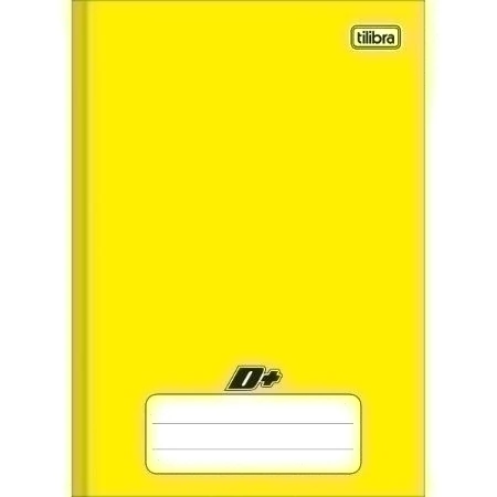 CADERNO BROCHURA MAIS MAIS AMARELO 96FLS TILIBRA