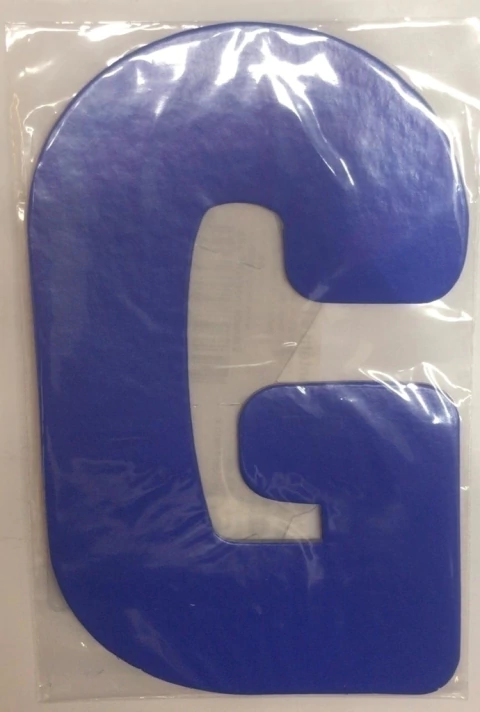 Letra G Azul Escuro Kaixote