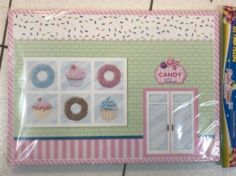 Painel Isopor Candy Shop