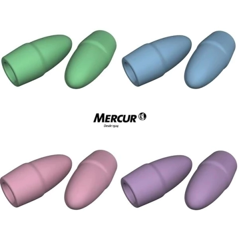 Borracha Ponteira Color Mercur