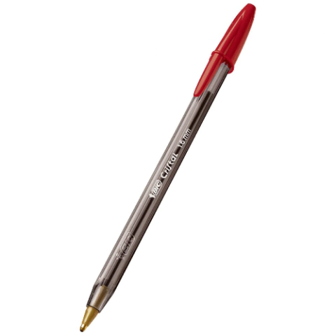 Caneta Bic Cristal Bold 1.6 Vermelha