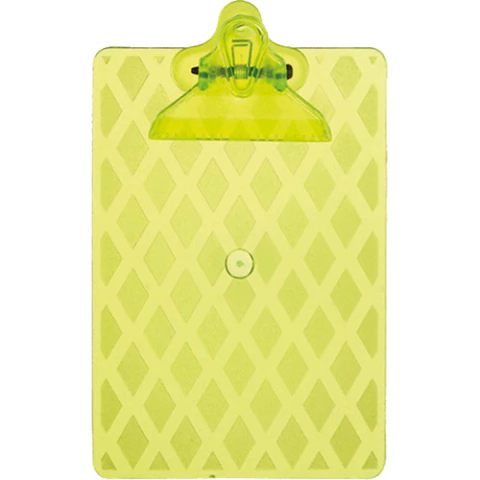 Prancheta 1/2 Ofício Acrílico Waleu Amarelo