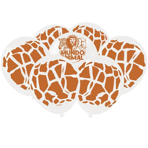 Balão Nº 9 Mundo Animal Girafa C/25 - Festcolor