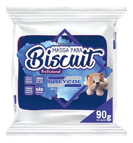 Massa Biscuit Polymetal Azul Marinho 90gr