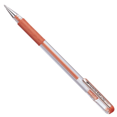 Caneta Hybrid Gel Grip Metallic Bronze K118-ME - Pentel