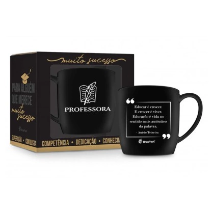 Caneca 300ml Cursos Professora - Brasfoot
