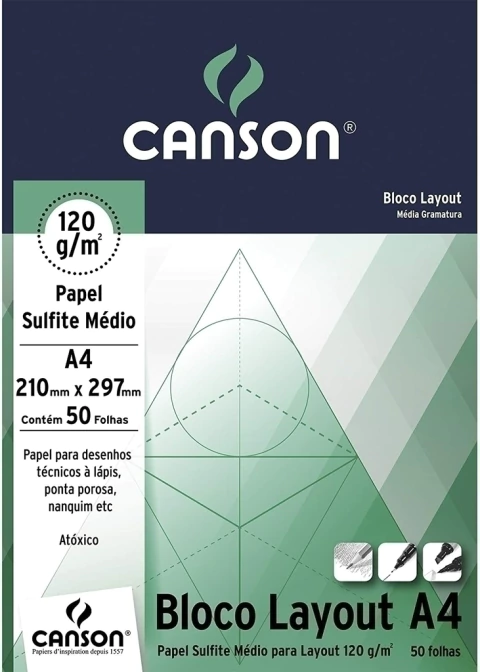 BLOCO A-4 LAYOUT S/ MARGEM 120G CANSON C50 R7154