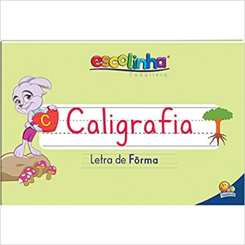 Livro Escolinha Sistema de Caligrafia - Letra de Fôrma