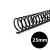 ESPIRAL PRETO 25MM PACOTE C45