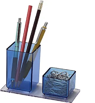 PORTA LAPIS E LEMBRETE AZUL ACRIMET R938.2