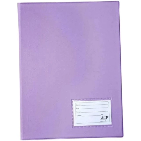 PASTA CATALOGO ACP OFICIO C/20S C/VISOR LILAS R.132LL