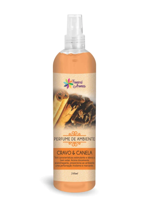 Perfume de Ambiente 240ml Cravo e Canela - Tropical Aromas