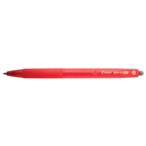 Caneta BP-1 Retrátil 1.0 Vermelho - Pilot