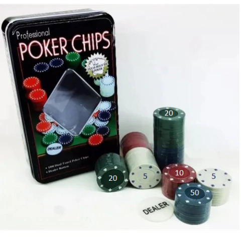 Ficha Poker 100 Peças R.316.12.100 VMP