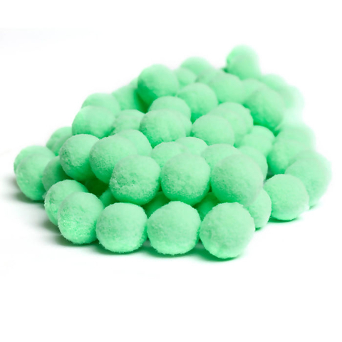 Enfeite Pompom Verde Água 2cm C/50UN
