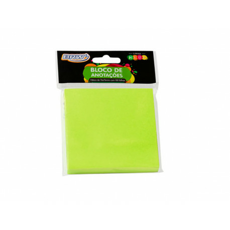 Bloco para recado anote cole R.BA7674 Brw color