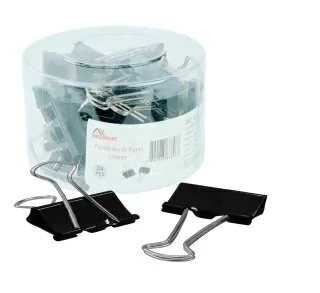 PRENDEDOR DE PAPEL 25MM C/48 UNIDADES R.MG-3395 MEGAGIFT