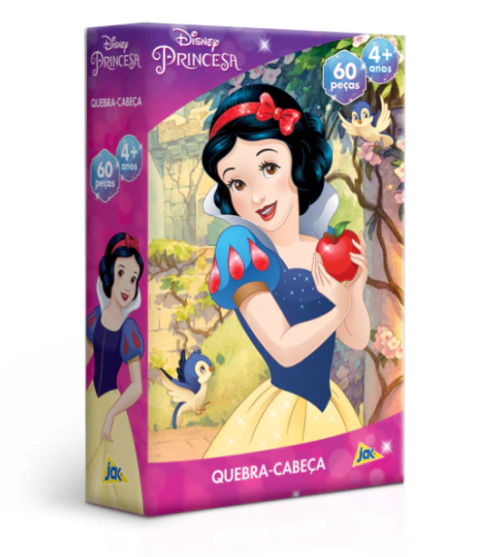 Quebra-Cabeça Branca de Neve 60 Peças - Toyster
