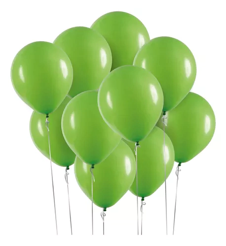 Balão N°9 Amalu Verde Lima c/50 Art-Latex