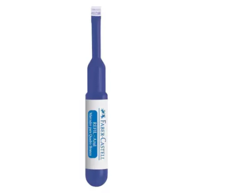 Refil Marcador Permanente Azul Faber-Castell