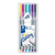 Conjunto Caneta Triplus Fineliner Galaxy R.334SB6CS11 Staedtler