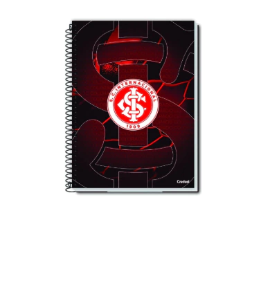 Caderno Espiral 1/4 Internacional F.C 80fls Credeal