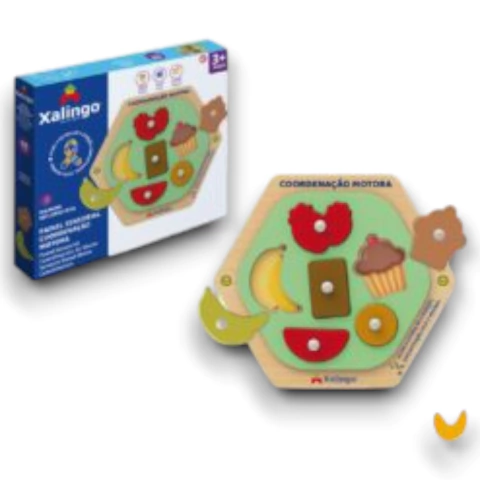 Jogo Painel Sensorial Coordenação Motora - Xalingo