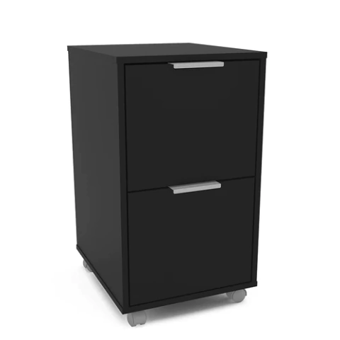 Gaveteiro Durban 2 Gavetas Preto - Politorno